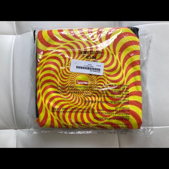 Supreme Other - Supreme X Spitfire Classic Swirl T-Shirt Black New